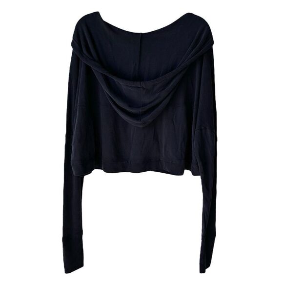 FREE PEOPLE Movement Aries Hoodie in Washed Black - Picture 4 of 4